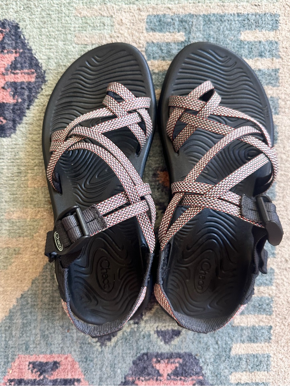 Chaco ZX/2 Classic Toe-loop Hiking Sandals - Black Boost - Size 6